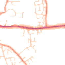 Daytime road noise heatmap for DN18 6AQ