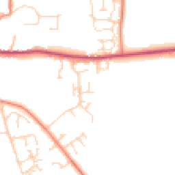 Daytime road noise heatmap for DN18 6DZ