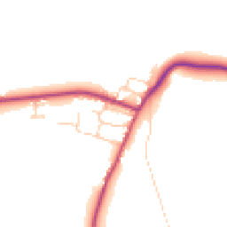 Daytime road noise heatmap for DN18 6HH