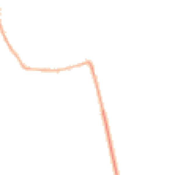 Night-time road noise heatmap for DN20 0AE