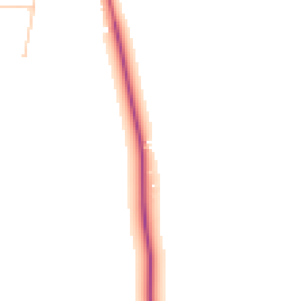 Daytime road noise heatmap for DN20 0AG