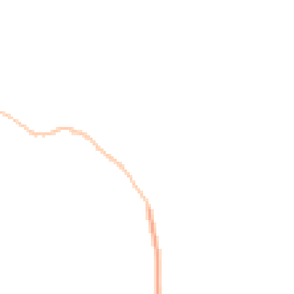 Night-time road noise heatmap for DN20 0NL