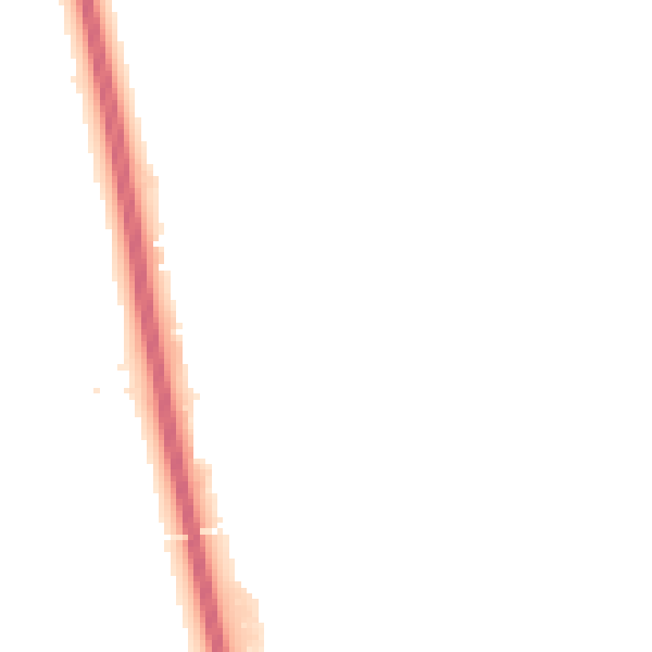 Night-time road noise heatmap for DN20 0SQ