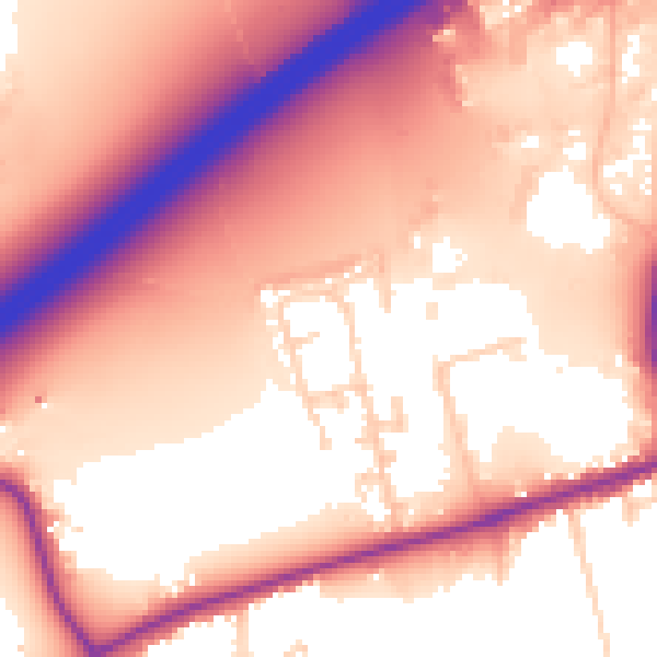 Daytime road noise heatmap for DN20 9FP