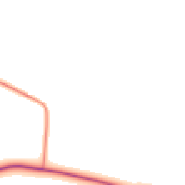 Daytime road noise heatmap for DN20 9HG