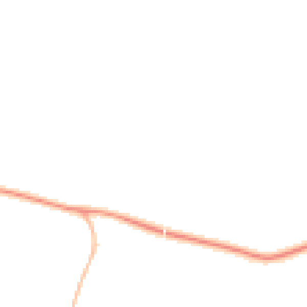 Night-time road noise heatmap for DN20 9HH