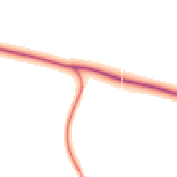 Daytime road noise heatmap for DN20 9HN