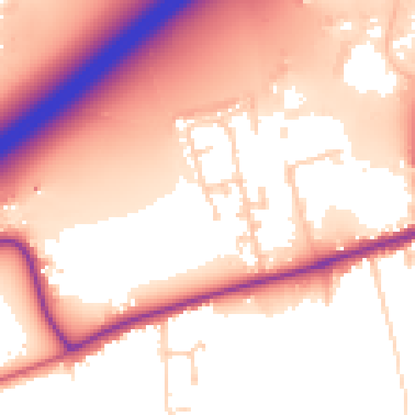 Daytime road noise heatmap for DN20 9RD