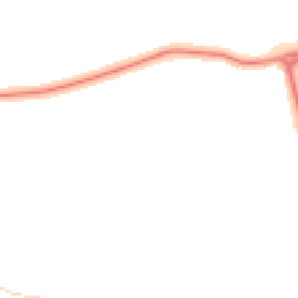 Night-time road noise heatmap for DN33 1AJ