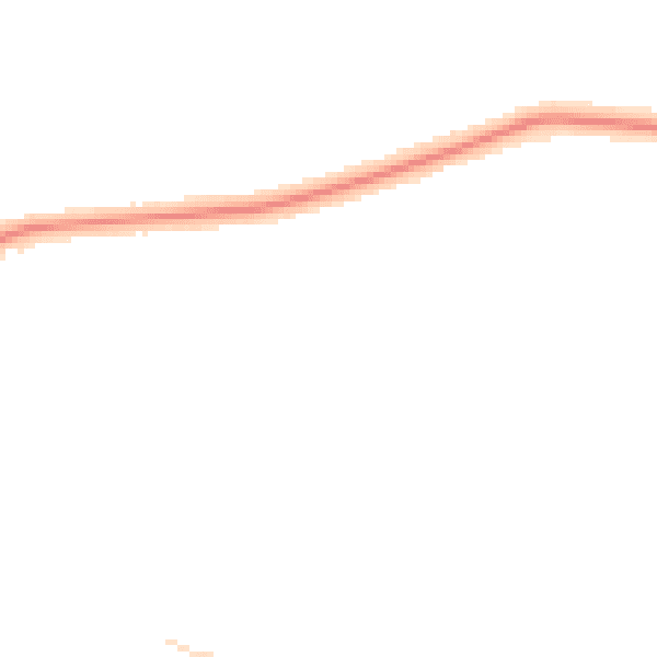 Night-time road noise heatmap for DN33 1AS