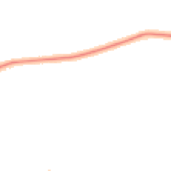 Night-time road noise heatmap for DN33 1BD