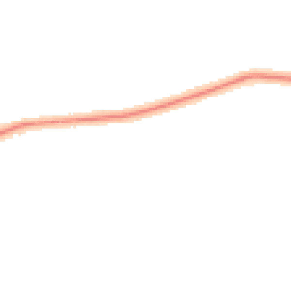 Night-time road noise heatmap for DN33 1BE