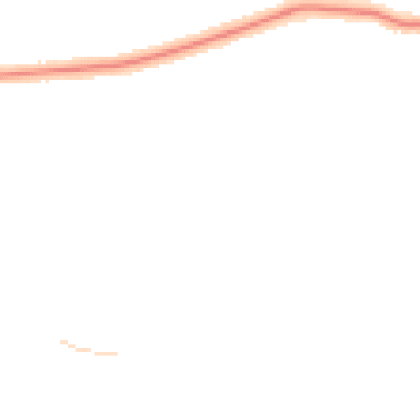 Night-time road noise heatmap for DN33 1SB