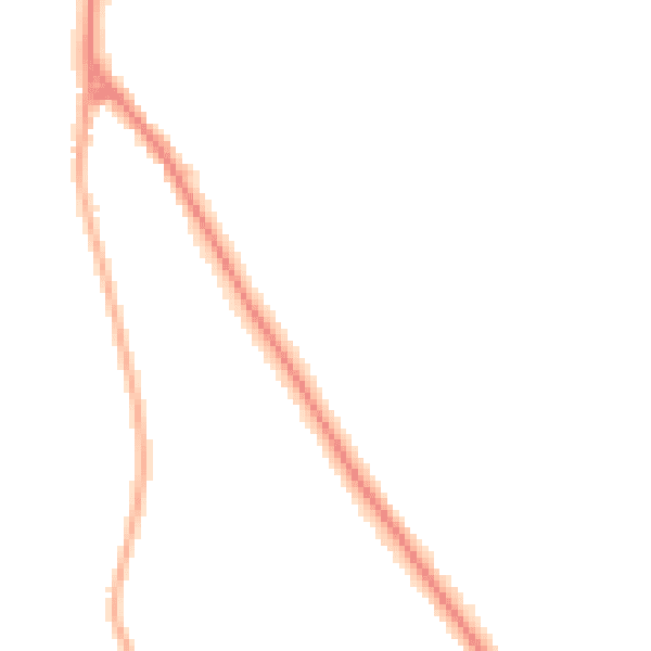 Night-time road noise heatmap for DN33 2JJ