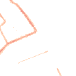 Night-time road noise heatmap for DN35 0BB