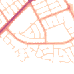 Daytime road noise heatmap for DN35 0DS