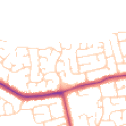 Daytime road noise heatmap for DN35 0PE