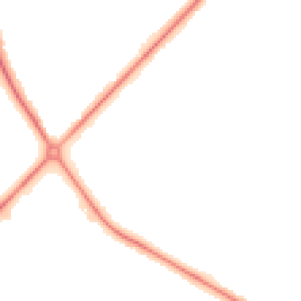 Night-time road noise heatmap for DN35 0SH