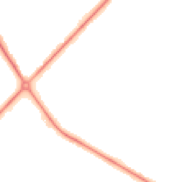Night-time road noise heatmap for DN35 0SJ