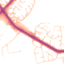 Daytime road noise heatmap for DN35 0SU