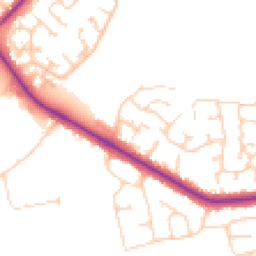 Daytime road noise heatmap for DN35 0SY