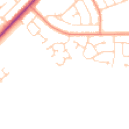 Daytime road noise heatmap for DN35 0TG