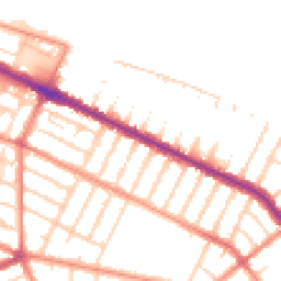 Daytime road noise heatmap for DN35 7EN