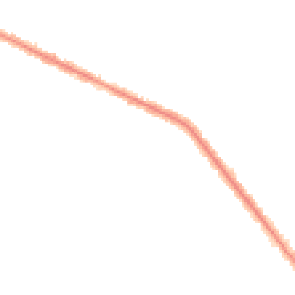 Night-time road noise heatmap for DN35 7HS