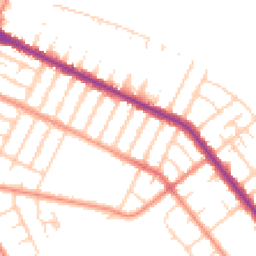 Daytime road noise heatmap for DN35 7RE