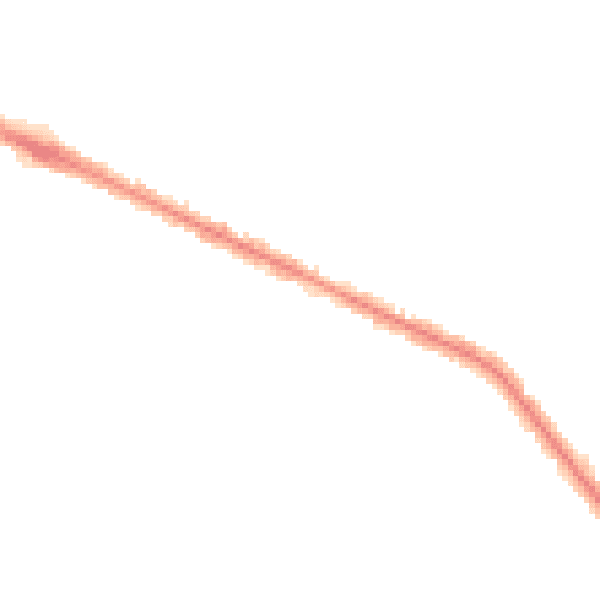 Night-time road noise heatmap for DN35 7RR