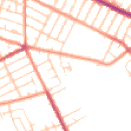 Daytime road noise heatmap for DN35 7SU