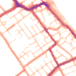 Daytime road noise heatmap for DN35 8BA
