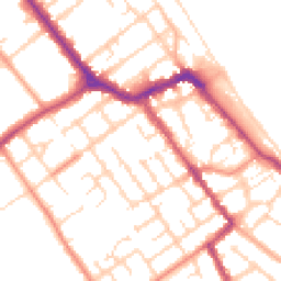 Daytime road noise heatmap for DN35 8HN