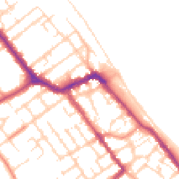 Daytime road noise heatmap for DN35 8LY