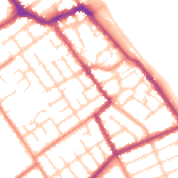 Daytime road noise heatmap for DN35 8QB