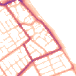 Daytime road noise heatmap for DN35 8RD