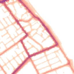 Daytime road noise heatmap for DN35 8RY