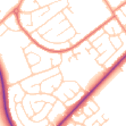Daytime road noise heatmap for DN35 9BY