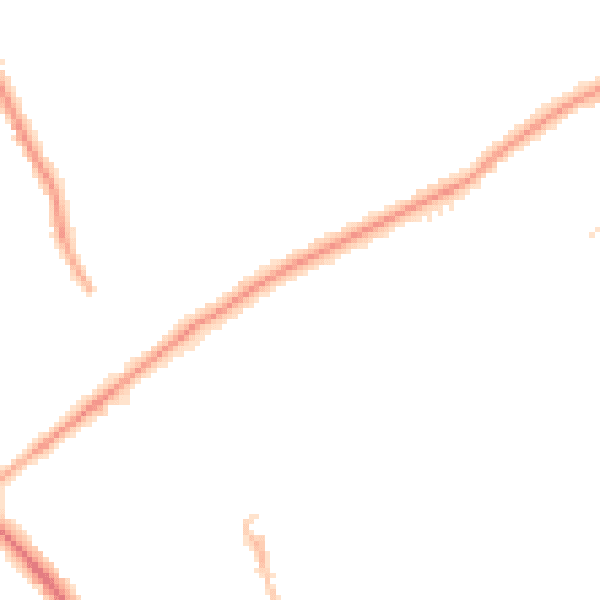 Night-time road noise heatmap for DN35 9JN