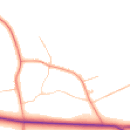 Daytime road noise heatmap for DN39 6AU