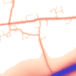 Daytime road noise heatmap for DN39 6GU