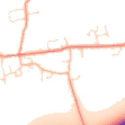 Daytime road noise heatmap for DN39 6RS