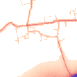 Daytime road noise heatmap for DN39 6SW