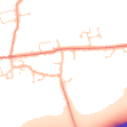 Daytime road noise heatmap for DN39 6SX