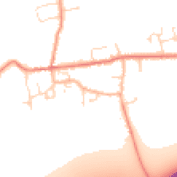 Daytime road noise heatmap for DN39 6SY