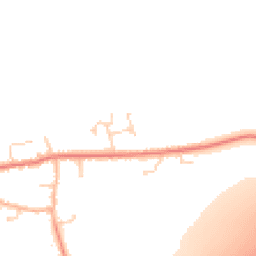 Daytime road noise heatmap for DN39 6UT