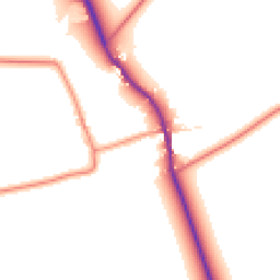 Daytime road noise heatmap for DN39 6XH