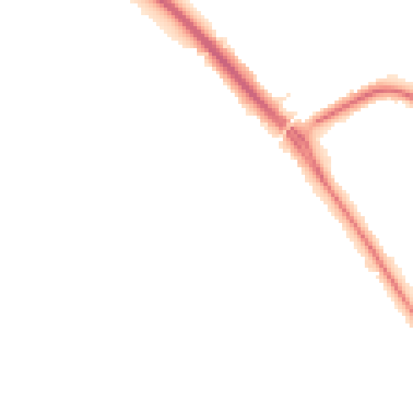 Night-time road noise heatmap for DN4 5LS