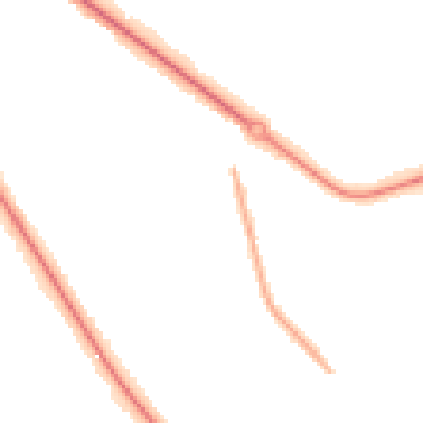 Night-time road noise heatmap for DN4 6BG