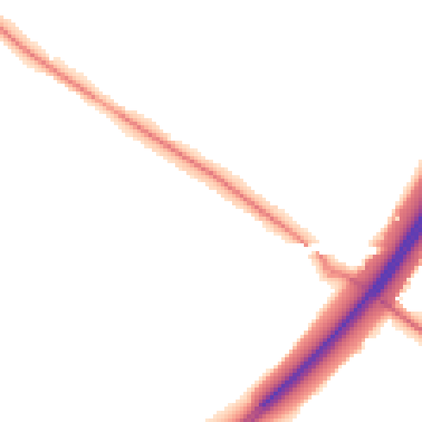 Night-time road noise heatmap for DN4 7JP